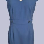 Kleid “ Comma “ Größe 36 in Blau 20% Viscose NEU!