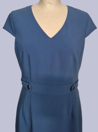 Kleid “ Comma “ Größe 36 in Blau 20% Viscose NEU!