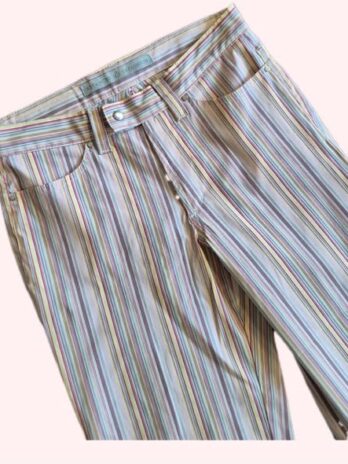 Caprijeans “ Revanche in Fashion “ Größe 34 in Bunt gestreift 41% Viscose