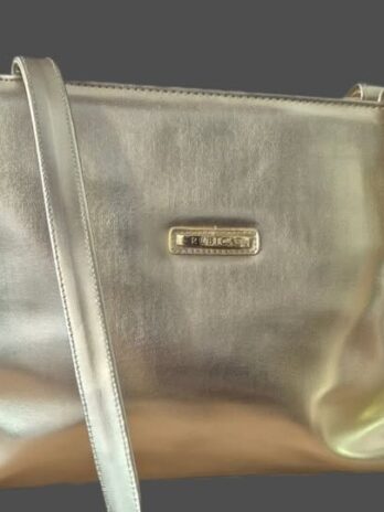 Tasche “ Rubica “ in Gold/Kunstleder Breite ca 34cm Höhe ca 26cm