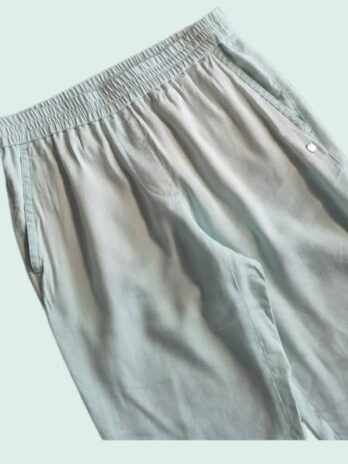 Hose “ Marccain “ Größe 36 (N2) in Mintgrün elastischer Bund 100% Leinen