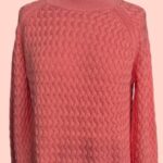 Pulli “ Hugo Boss “ Größe 38 in Lachsrosa 100% Baumwolle