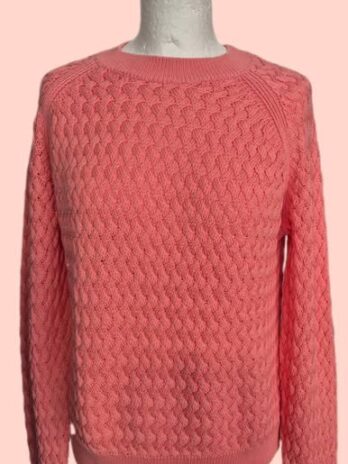 Pulli “ Hugo Boss “ Größe 38 in Lachsrosa 100% Baumwolle