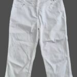 Hose “ Golfino “ Größe 38 in Weiß 7/8 Länge Baumwolle