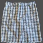 Bermudashorts “ Golfino “ Größe 40 in Schwarz/Weiß kariert 67% Baumwolle