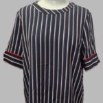 Bluse “ Tommy Hilfiger “ Größe 38 in Dunkelblau/Rot/Weiß gestreift