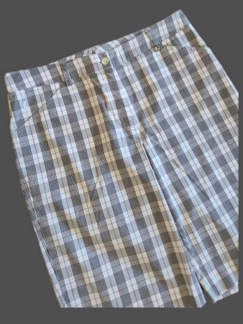 Bermudashorts “ Golfino “ Größe 40 in Schwarz/Weiß kariert 67% Baumwolle