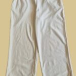 Hose “ Someday “ Größe 42 in Beige elastischer Bund weites Bein 45% Baumwolle