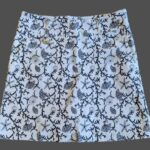 Hosenrock “ Daily Sports “ Größe 36 in Weiß/Schwarz gemustert elastischer Bund 77% Viscose