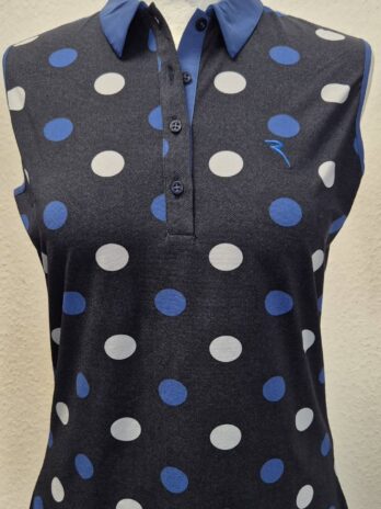 Poloshirt “ Chervo “ Größe 38 in Dunkelblau/Blau/Hellgrau 81% Polyamide