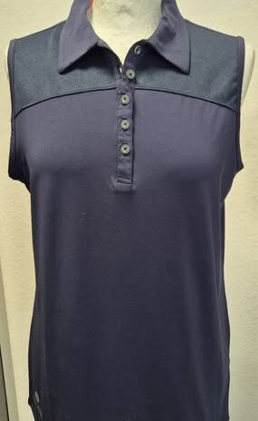 Poloshirt “ Backtee “ Größe 38 in Dunkelblau 10% Spandex