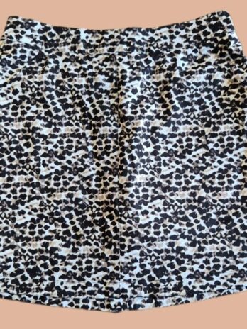 Hosenrock “ Daily Sports “ Größe 36/38 in Schwarz/Weiß/Mocca elastischer Bund