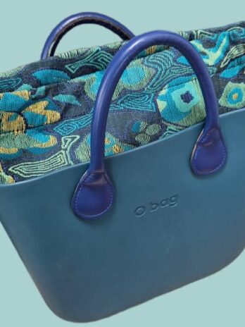 Tasche “ Obag “ in Petrol Breite ca 35cm Höhe ca 28cm