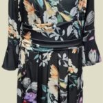 Kleid “ Creation L “ Größe 38 in Grün/Floral/Bunt gemustert