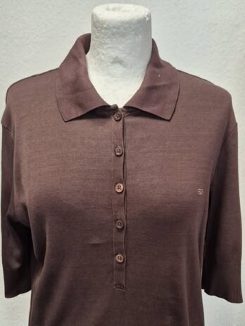 Poloshirt “ Escada Sport “ Größe 40 in Schokobraun 100% Baumwolle