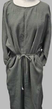 Kleid “ JC-Sophie “ Größe 38/40 in Olivgrün 100% Baumwolle