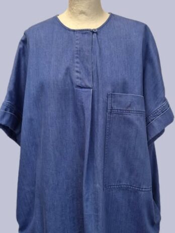 Jeanskleid “ Cos “ Größe OS (38-40/42) in Blau 100% Baumwolle seitliche Eingriffstaschen