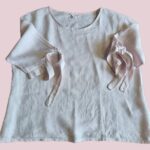 Bluse “ Made in Italy “ Größe 38/40 in Rosa 100% Leinen
