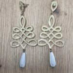 Ohrringe “ Claire`s “ in Beige/Gold