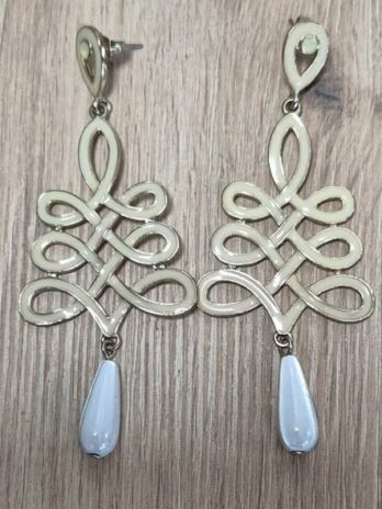 Ohrringe “ Claire`s “ in Beige/Gold