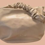 Tasche “ Valentino “ in Camel/Kunstleder Breite ca 42cm Höhe ca 25cm