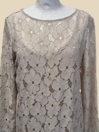 Kleid “ Vero Moda “ Größe 38 in Beige/Spitze