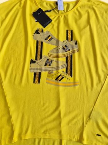 Shirt “ Jones “ Größe 42 in Gelb/Print NEU! 95% Viscose