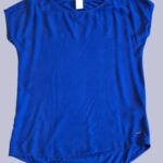 Shirt “ Jones “ Größe 40 in Royalblau 97% Viscose