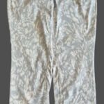 Jeans “ Madeleine “ Größe 46 in Hellgrau/Rosa gemustert Baumwolle