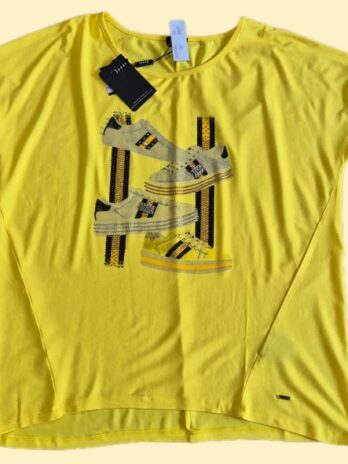 Shirt “ Jones “ Größe 42 in Gelb/Print NEU! 95% Viscose