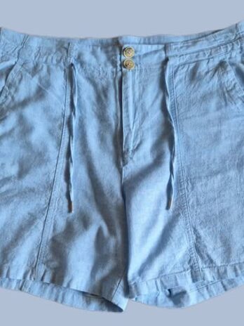 Shorts “ S. Oliver “ Größe 42 in Hellblau 55% Leinen 45% Baumwolle