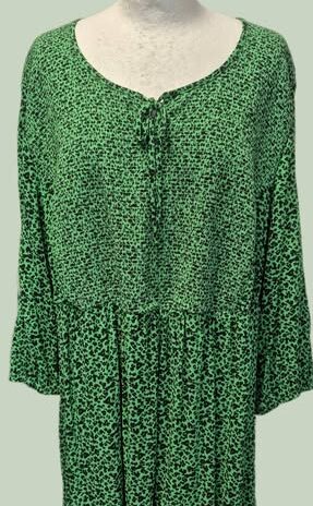 Shirt “ Gerry Weber “ Größe 46 in Grün/Schwarz gemustert Viscose