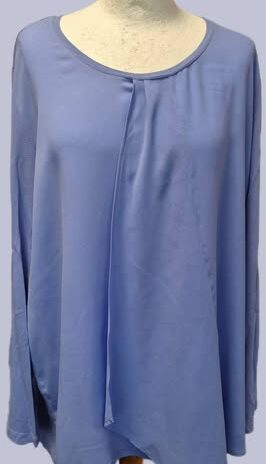 Shirtbluse “ Gerry Weber “ Größe 46 in Aquablau Baumwolle/Viscose