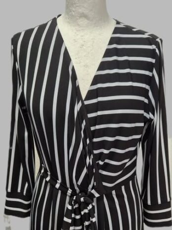 Kleid “ Comma “ Größe 38 in Schwarz/Weiß gestreift