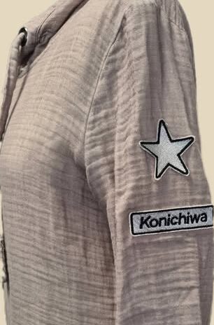 Hoodie-Shirt “ Jones “ Größe 36 in Schlamm 98% Baumwolle