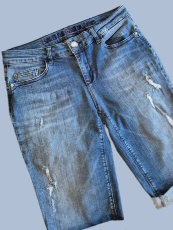 Jeansshort “ Street One “ Größe 38 in Blau 98% Baumwolle