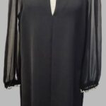 Kleid “ Benetton “ Größe 36 in Schwarz/Perlen