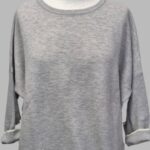 Pulli “ Opus “ Größe 38 in Hellgrau 66% Baumwolle
