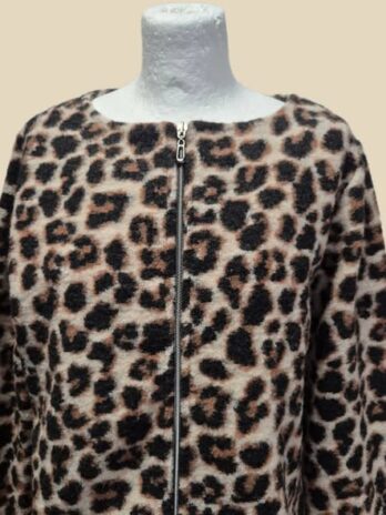 Jacke “ Betty Barclay “ Größe 40 in Animalprint 15% Wolle