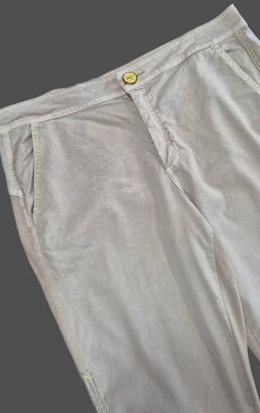 Hose " Elisa Cavaletti " Größe 40 in Schlamm 63% Baumwolle 35% Viscose – Bild 2