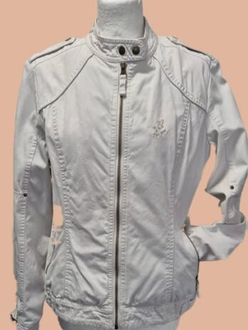 Jeansjacke “ Portobello By Pepe Jeans “ Größe 36 in Cloud Dancer 100% Baumwolle
