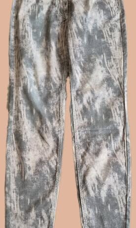 Jeans “ Taifun “ Größe 36 in Mocca/Schlamm gemustert