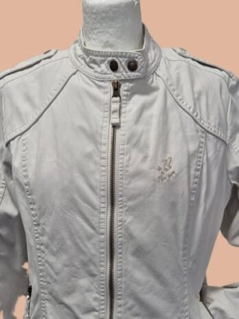Jeansjacke “ Portobello By Pepe Jeans “ Größe 36 in Cloud Dancer 100% Baumwolle