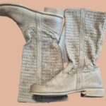 Stiefel “ Vera Gomma “ Größe 40 in Schlamm/Leder