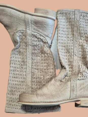 Stiefel “ Vera Gomma “ Größe 40 in Schlamm/Leder