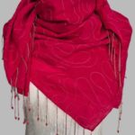Tuch “ S. Oliver “ in Pink/Perlen Baumwolle
