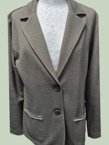 Blazer “ Betty Barclay “ Größe 42 in Khakigrün 25% Baumwolle 15% Viscose