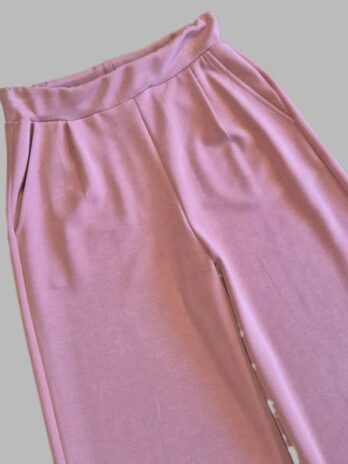Hose “ Rich & Royal “ Größe 36 in Altrosa elastischer Bund weites Bein 50% Modal
