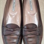 Loafers “ Santoni “ Größe 38 in Dunkelbraun/Leder