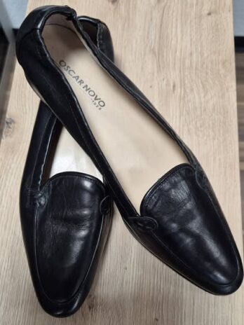 Loafers “ Oscar Novo “ Größe 38 in Schwarz/Leder